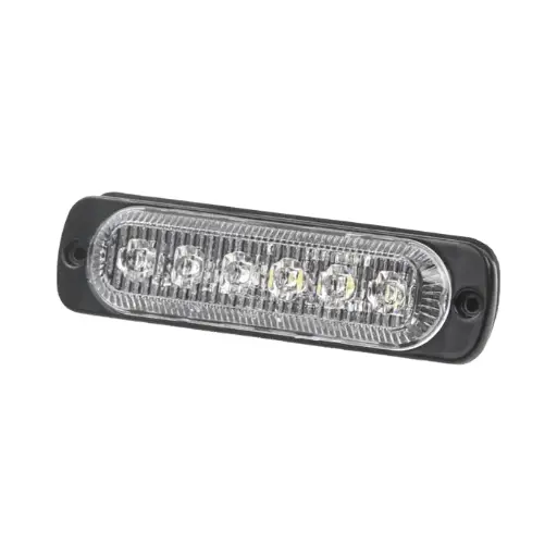 [1020ADAW ] 1020ADAW - ECCO - Luz direccional c/6 leds ámbar/claro 12-24vcd