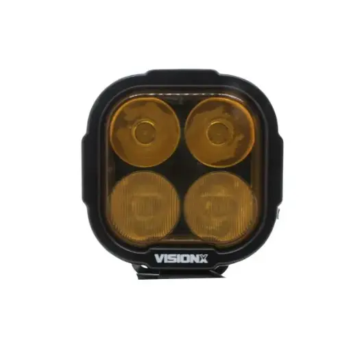 DURA2-DL4CBSY - VISION X - Faro de trabajo led 9-32vcd 4 led Combo driving 2800 lúmenes IP68/IP69K Mica amarilla